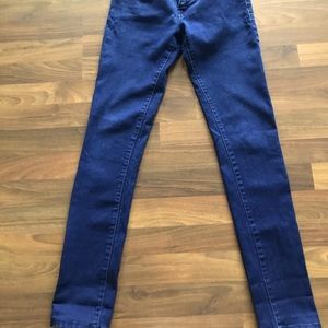 AQUA Skinny Jeans Dark Blue Size 25